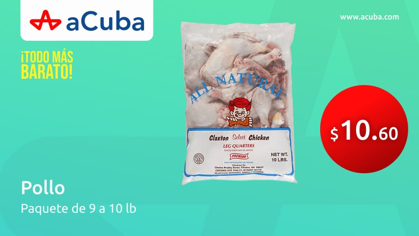 Combos de comida para Cuba, aseo, medicinas y más