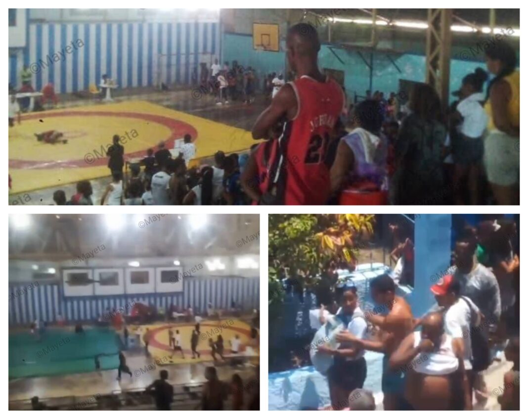 pelea en evento deportivo Santiago de Cuba