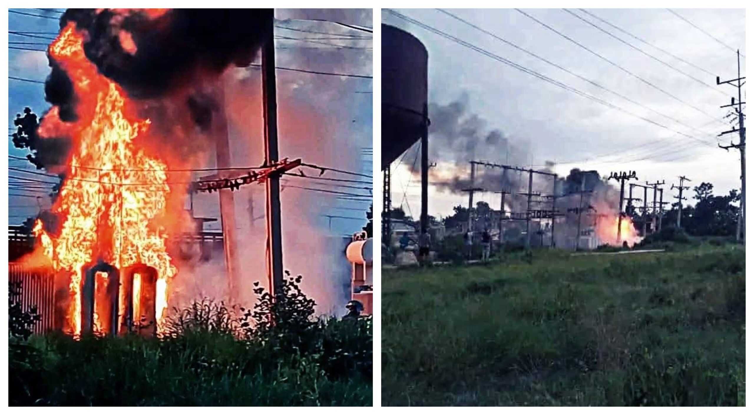 Reportan incendio en subestación eléctrica en Artemisa