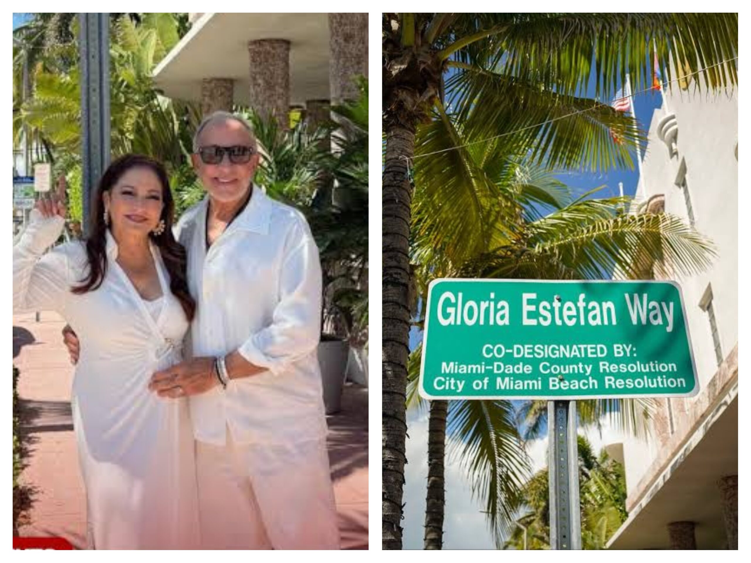 Renombran calle de Miami como «Gloria Estefan Way»