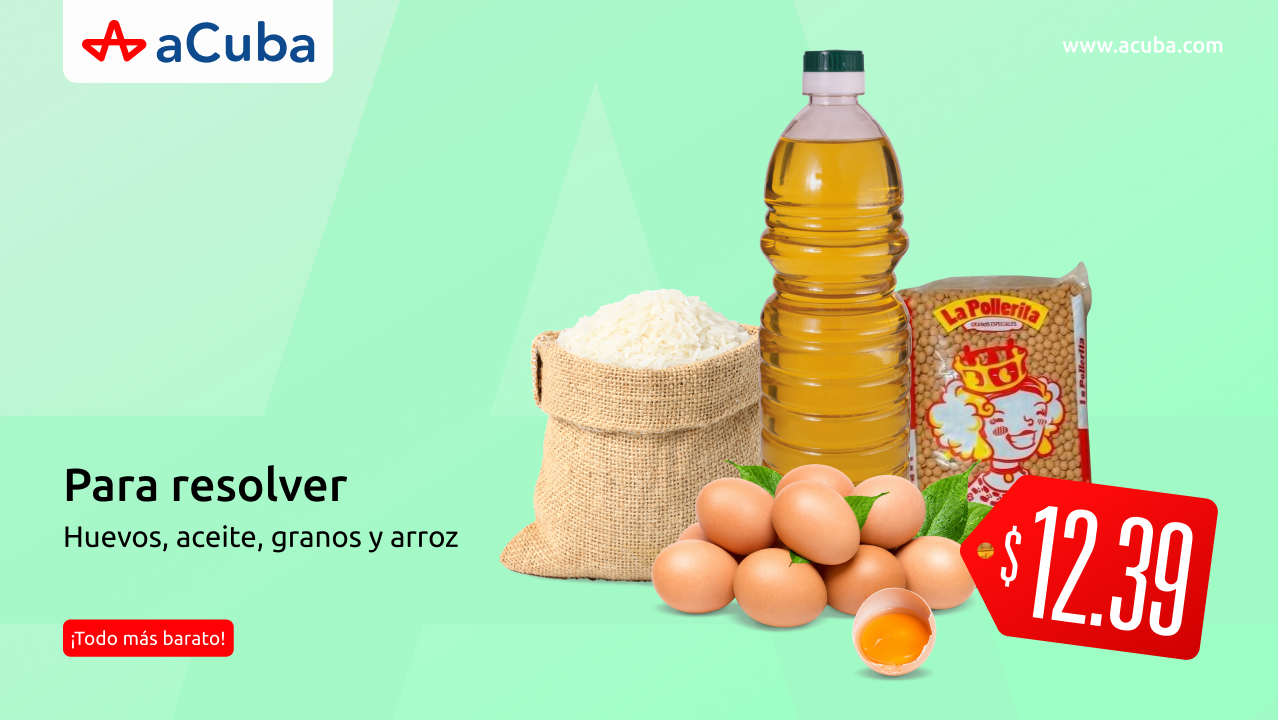 Combos de comida para Cuba, aseo, medicinas y más